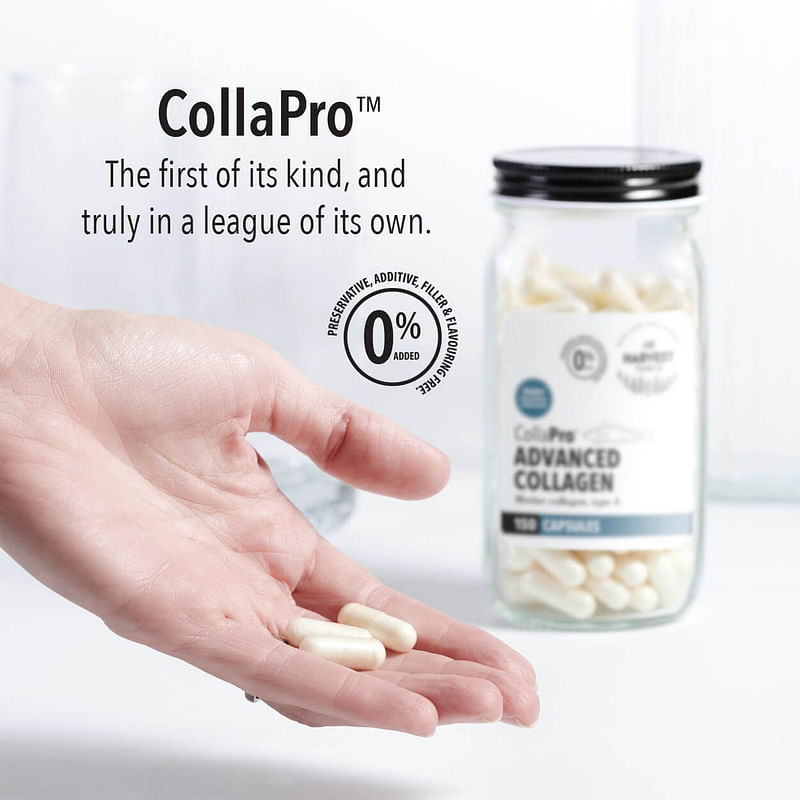 CollaPro, the first of its kind and truly in a league of its own. A product from The Harvest Table. CollaPro The first of its kind, and truly in a league of its own. ,wnmu % e g% Amm;*$ ' 