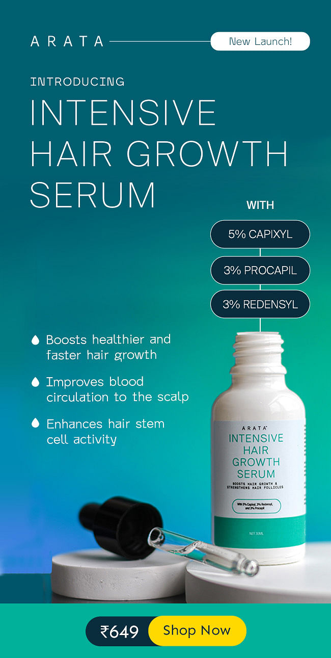 Hey Arata Zero Chemicals, New Launch 🚀 Intensive Hair Growth Serum ...