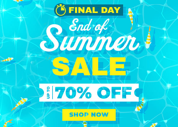 END OF SUMMER Sale | Up to 70% OFF