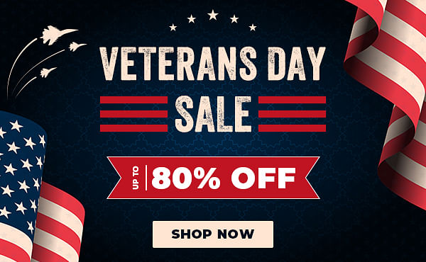 Veterans Day Sale | Up to 80% OFF