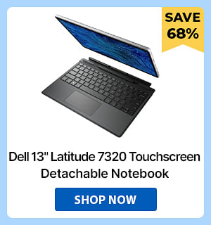 Dell 13" Latitude 7320 Touchscreen Detachable Notebook