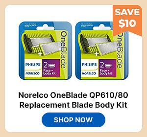 Norelco OneBlade QP610/80 Replacement Blade Body Kit - (2 Pack)