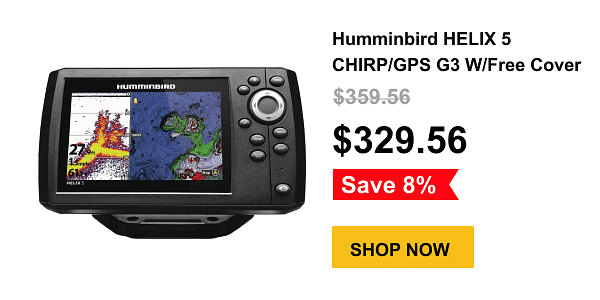 Humminbird HELIX 5 CHIRP/GPS G3 w/Free Cover