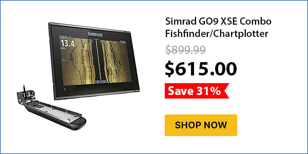 Simrad GO9 XSE Combo Fishfinder/Chartplotter - Refurbished